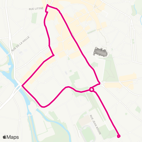 AggloBus Navette Centre Ville map