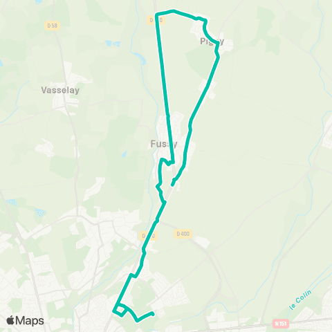 AggloBus - Lignes scolaires  map