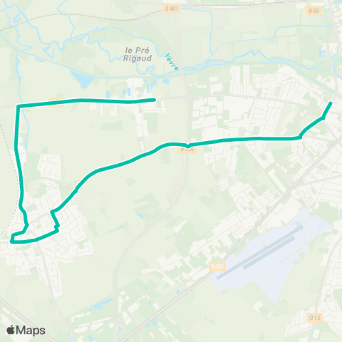 AggloBus - Lignes scolaires  map