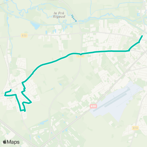 AggloBus - Lignes scolaires  map