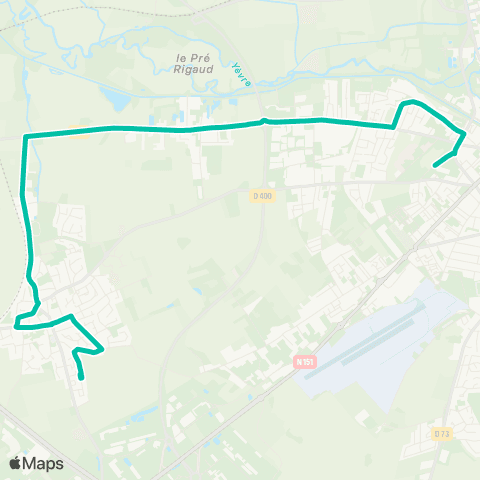 AggloBus - Lignes scolaires  map