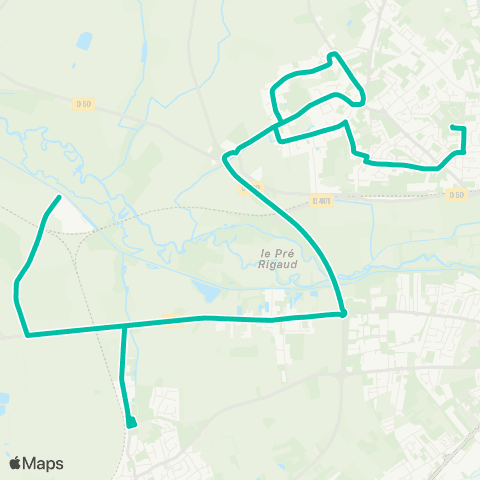 AggloBus - Lignes scolaires  map