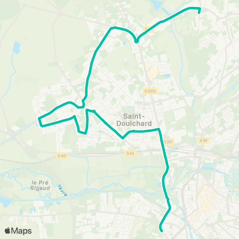 AggloBus - Lignes scolaires  map