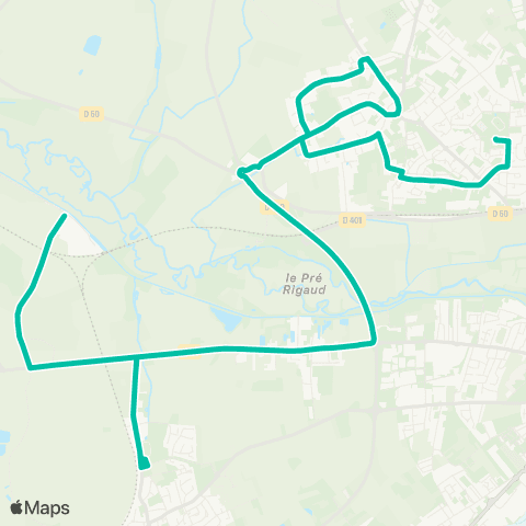 AggloBus - Lignes scolaires  map