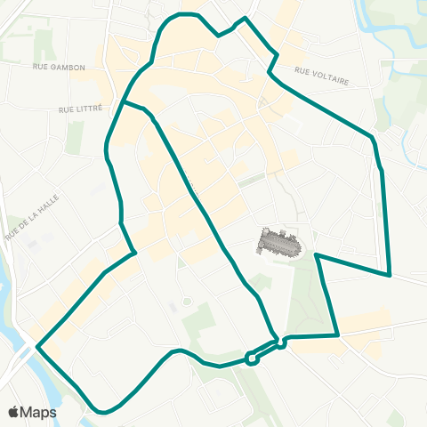 AggloBus Navette en 8 map