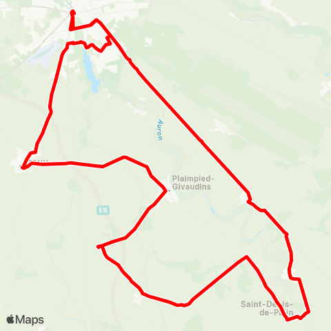 AggloBus Ligne Rouge map