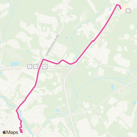 Athens Clarke County Transit Athens Tech map