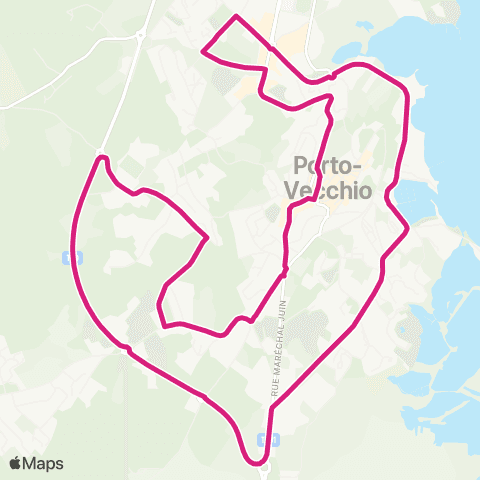 A Citadina Pruneddu map