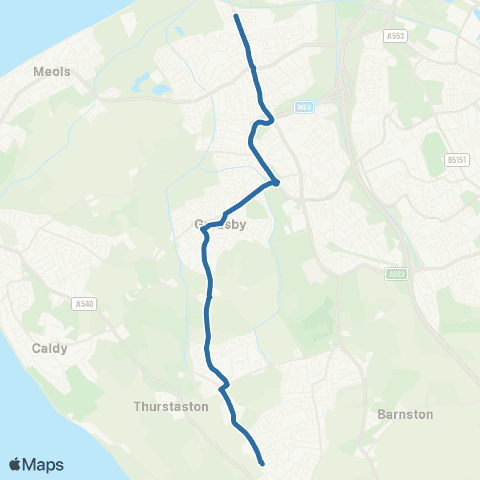 Al's Coaches Kylemore Drive - Cortsway map