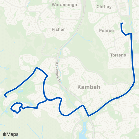 ACT School routes Melrose HS Marr St SSO map