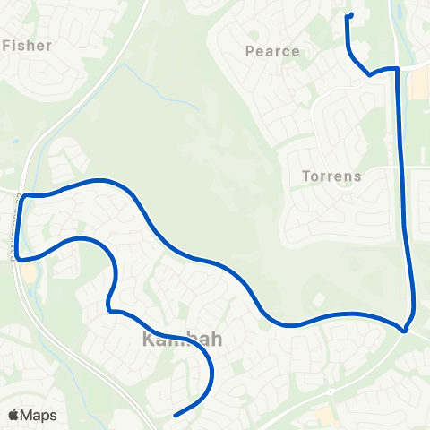 ACT School routes Melrose HS Marr St SSO map