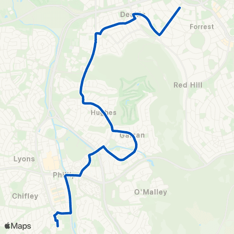 ACT School routes Marist College School Grounds SSO map