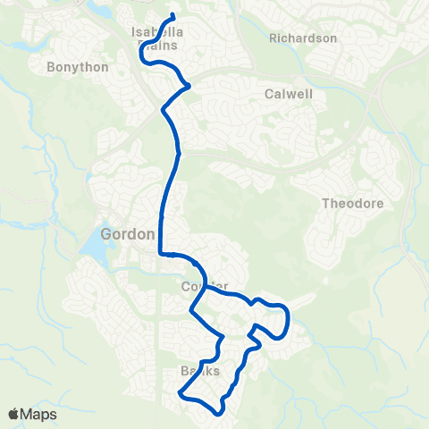 ACT School routes MacKillop College School Grounds SSO map