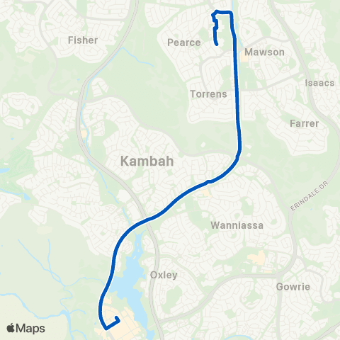 ACT School routes Melrose HS Marr St SSO map