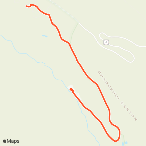 Atomic City Transit Bandelier map