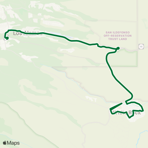Atomic City Transit White Rock map