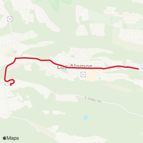 Atomic City Transit Downtown Circulator map