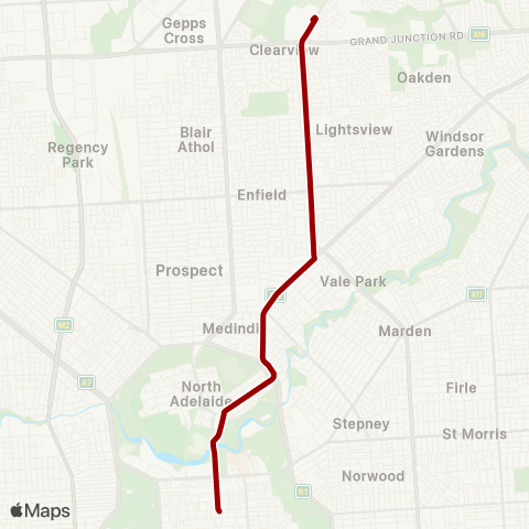 Torrens Transit City - Roma Mitchell Secondary College map