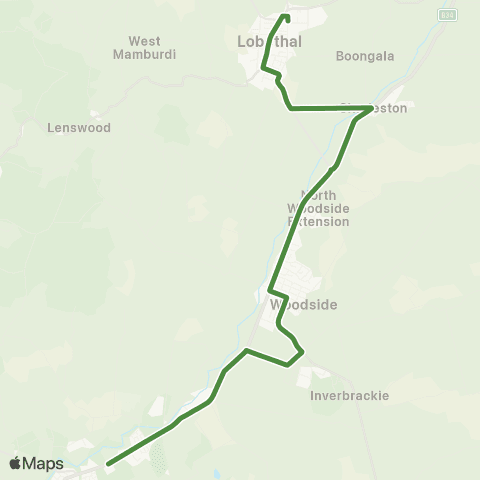SouthLink Oakbank School - Lobethal map