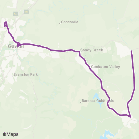 LinkSA Lyndoch - Xavier College map