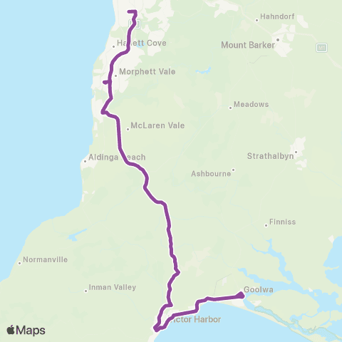 LinkSA Goolwa - Marion Interchange map