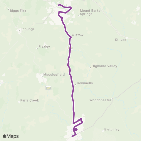 Southlink Country Strathalbyn - St Francis de Sales map