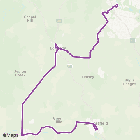 Southlink Country Mt Barker - Macclesfield map