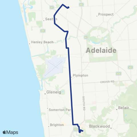 Torrens Transit Arndale Centre - Flinders University map