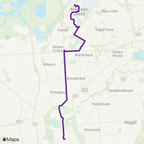 Torrens Transit Mawson Interchange - City map