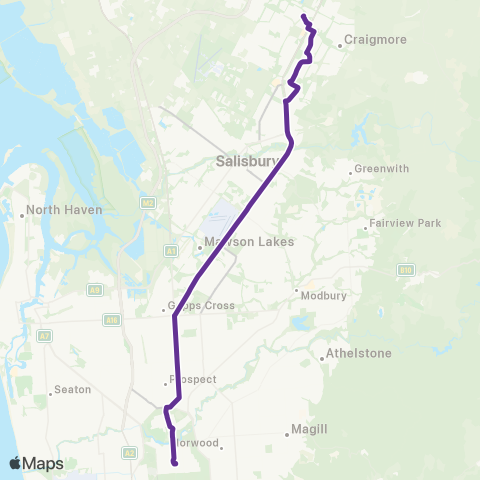 Torrens Transit Smithfield Interchange - City map