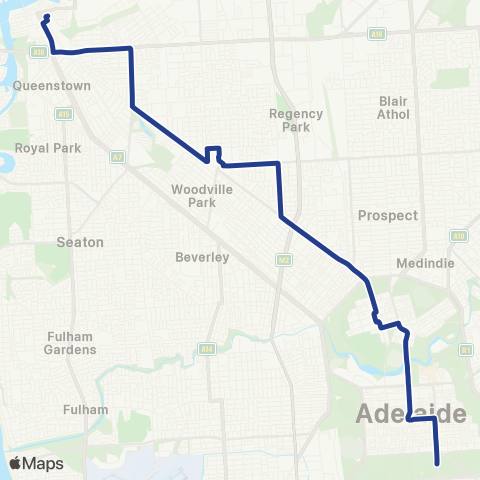 Torrens Transit Port Adelaide Interchange - City map