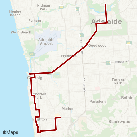 Torrens Transit Marion Centre Interchange - City map