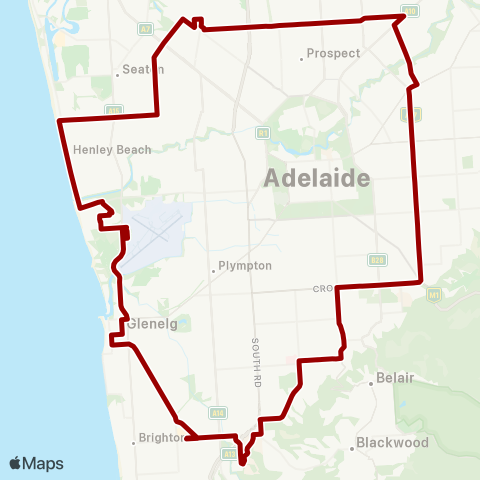 Torrens Transit Suburban Connector map
