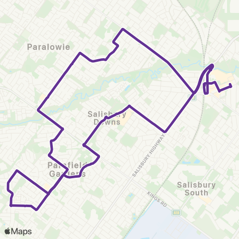 Torrens Transit Salisbury - Paralowie ↺ map