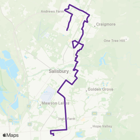Torrens Transit Edinburgh North - Heritage College map