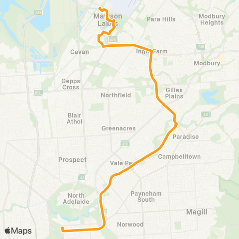 Torrens Transit Mawson Interchange - City map