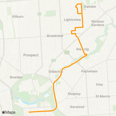 Torrens Transit Northgate - City map