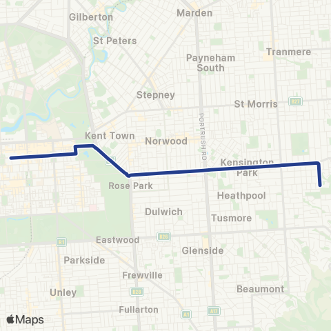 Torrens Transit St Peter's Girls' School - City map