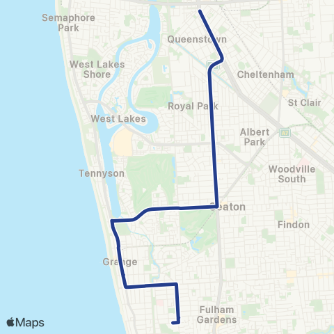 Torrens Transit Alberton - St Michael's Secondary Campus map