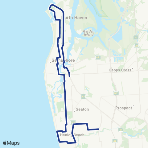 Torrens Transit Alberton - St Michael's Secondary Campus & Nazareth Catholic Coll map