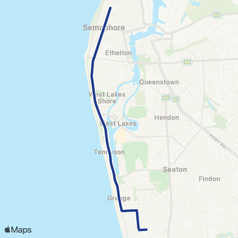 Torrens Transit St Michael's Secondary Campus - Largs Bay map