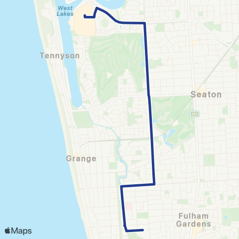 Torrens Transit St Michael's Secondary Campus - W Lakes map
