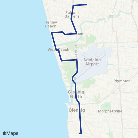 Torrens Transit Brighton Secondary School - Findon map