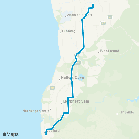 Busways Seaford Centre - City map