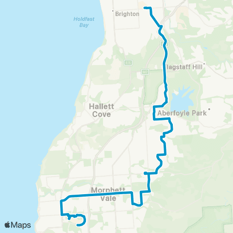 Busways Col Centre Intg - Marion Centre Intg map