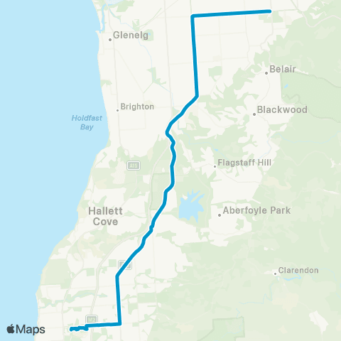 Busways Noarlunga Intg - Urrbrae Agr High School map
