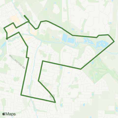 SouthLink Mt Barker East ↻ Service map