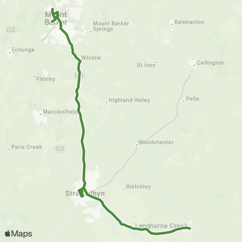 SouthLink Strathalbyn - Mt Barker map