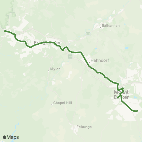 SouthLink Crafers - Mount Barker Waldorf School map