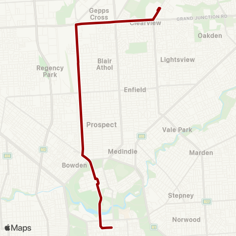 Torrens Transit Roma Mitchell Secondary College - City map